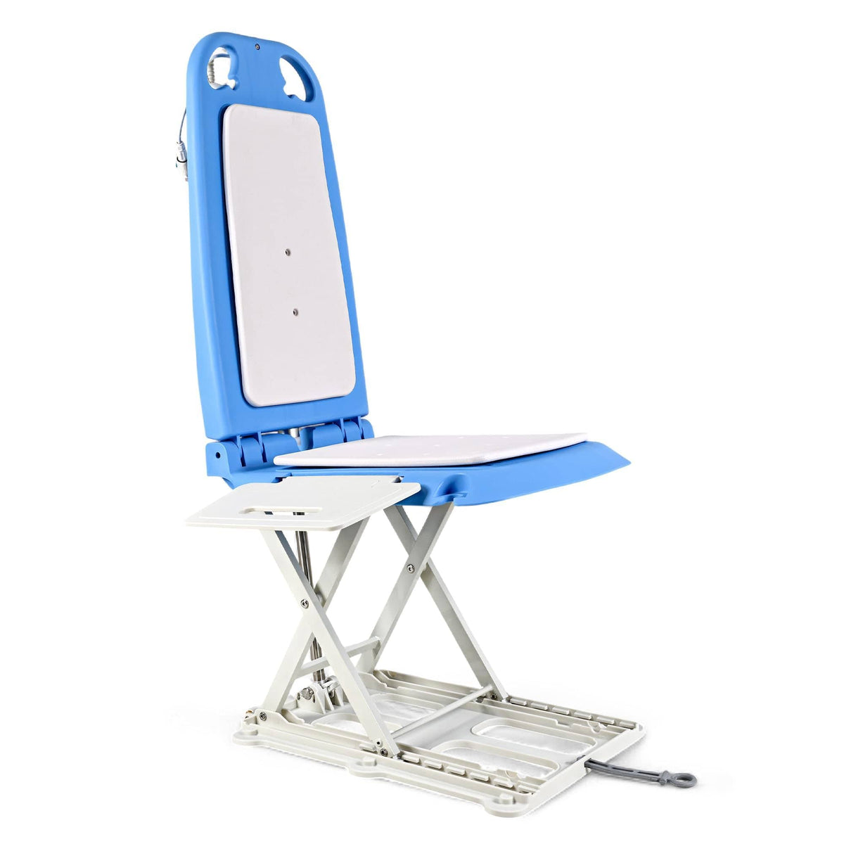 SuperHandy portable floor and bath lift in Spa Blue
