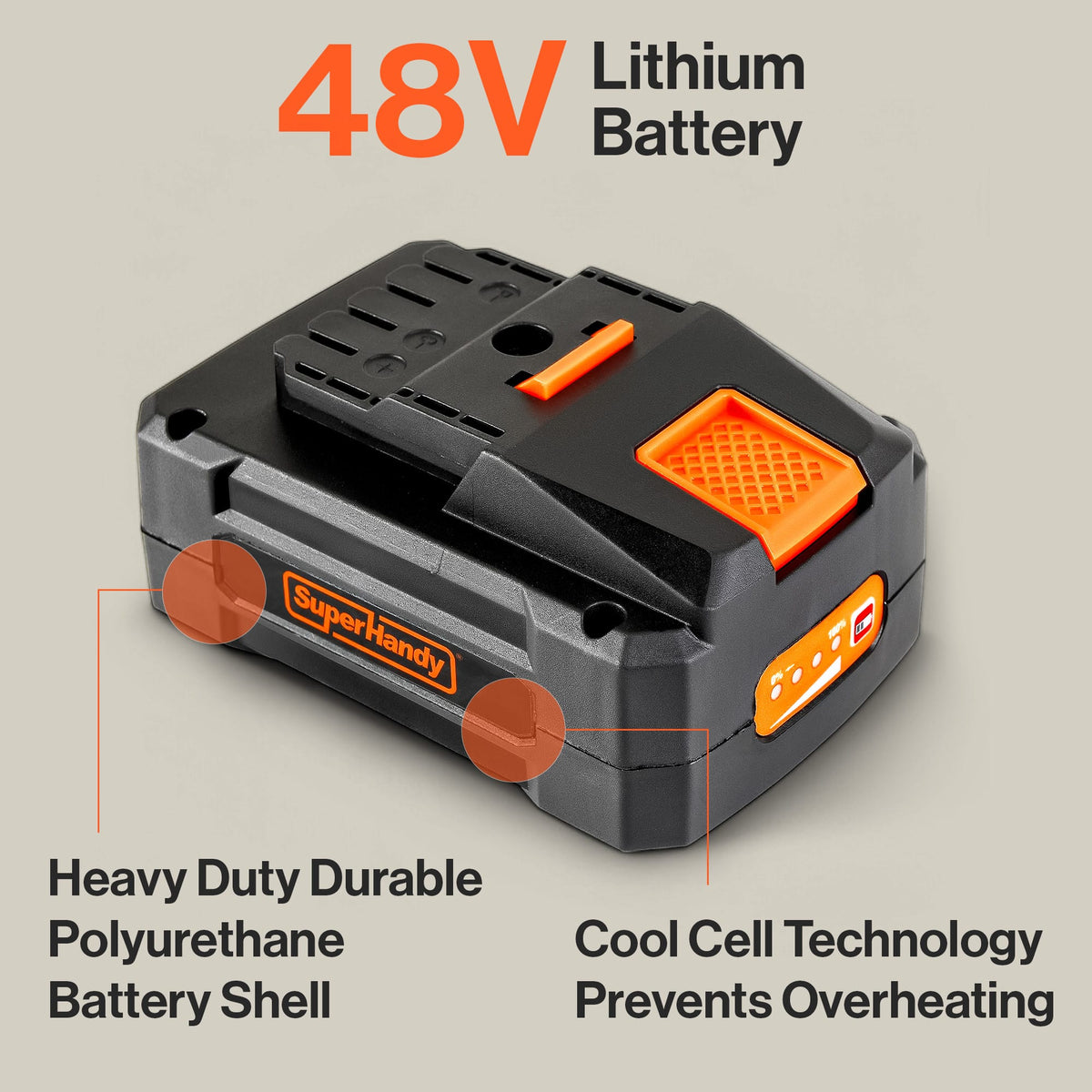 48V 2Ah battery terminals