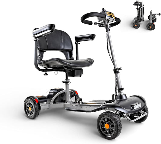 SuperHandy Passport Flex 4-wheel folding mobility scooter