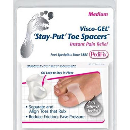 PediFix® Visco-GEL® Stay-Put Toe Spacers®